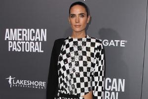 Sie kann alles tragen: Jennifer Connelly im gemusterten Kleid