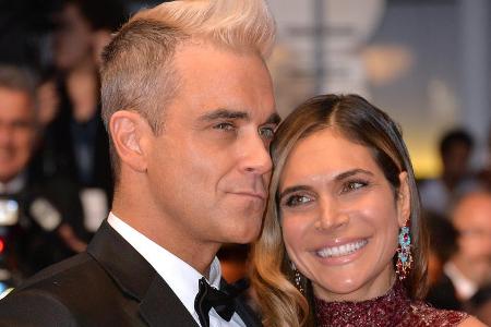 Es geht doch auch nüchtern: Robbie Williams und seine Frau Ayda beim Filmfest in Cannes