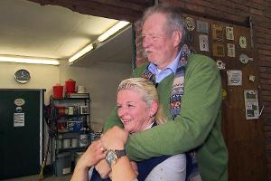 Tamme Hanken mit seiner Frau Carmen