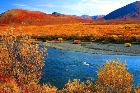 Traumhafte Naturimpression auf Banks Island in den Northern Territories
