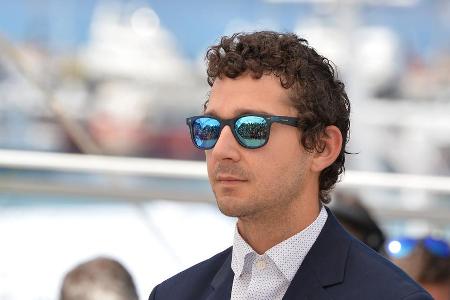 Shia LaBeouf - hier bei den Filmfestspielen in Cannes - zeigt der Welt gerne mal sein Pokerface