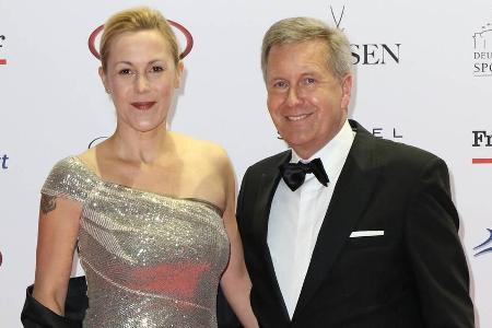 So schick: Bettina und Christian Wulff beim Sportpresseball 2016
