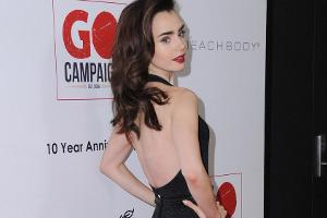 Lily Collins bei der GO Campaign's Gala in Los Angeles