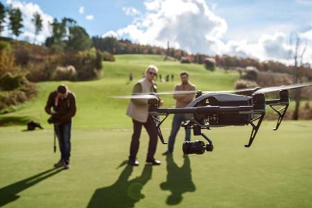 Kamera-Drohnen eröffnen sprichwörtlich neue Perspektiven am Filmset