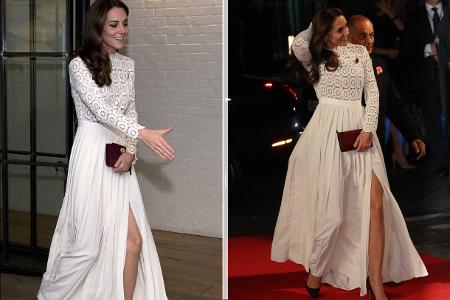 Überraschungs-Moment auf dem roten Teppich: Herzogin Kate mit Mega-Beinschlitz