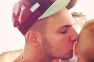 Pietro Lombardi mit seinem Söhnchen Alessio