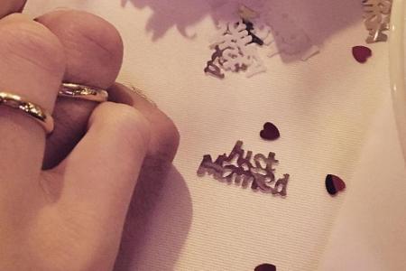 Auf Instagram präsentierten Betty Taube und Koray Günter ihre Eheringe