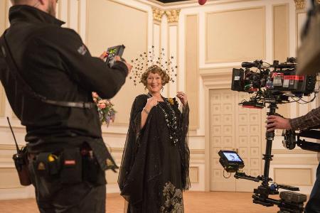 Meryl Streep als Florence Foster Jenkins bei den Dreharbeiten