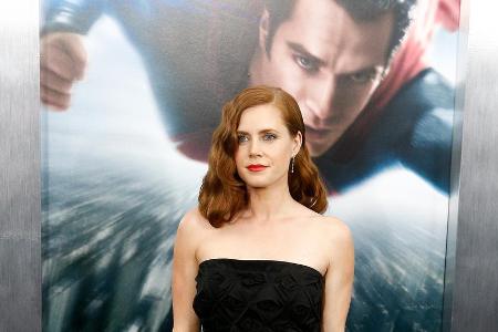 Amy Adams hat Superman im Rücken: Die Schauspielerin bei der Premiere des ersten Teils von 