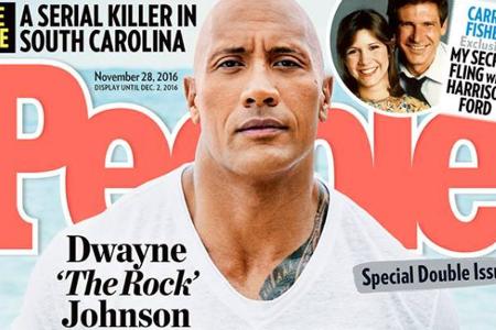Dwayne Johnson auf dem Titel des US-Magazins 