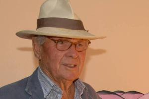 Fotograf David Hamilton bei einer Veranstaltung in Saint Tropez