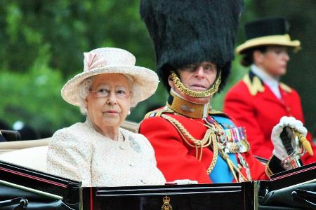 Die Queen und Prinz Philipp im Juni 2015 in London