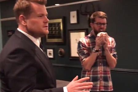 James Corden hat natürlich auch an der 