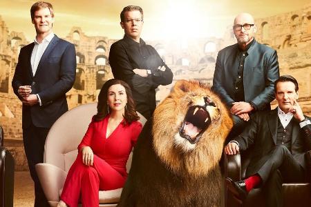 Die Löwen (v.l.): Carsten Maschmeyer, Judith Williams, Frank Thelen, Jochen Schweizer und Ralf Dümmel