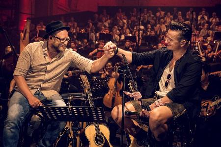 Gregor Meyle sang gemeinsam mit Andreas Gabalier den Song 