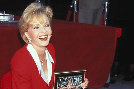 Florence Henderson Hollywood weiht ihren Stern ein