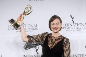 Christiane Paul und ihr Emmy