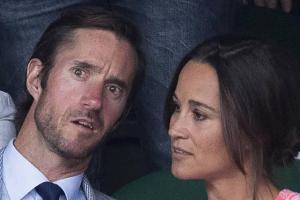 James Matthews und Pippa Middleton auf der Tribüne beim Tennisturnier in Wimbledon