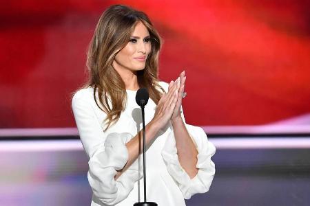 Melania Trump bei ihrem ersten großen Auftritt beim Parteitag der US-Republikaner