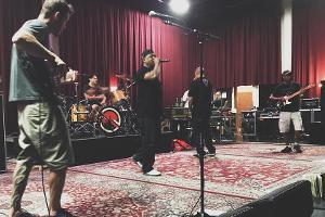 Die Prophets of Rage während einer Probe zu ihrer anstehenden Europa-Tour.