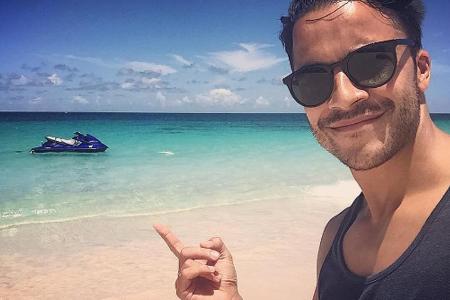 Kostja Ullmann freut sich auf den Ausflug mit dem Jetski