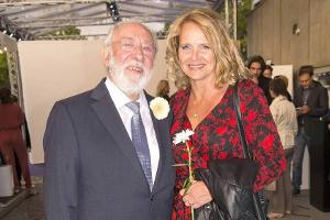 Dieter Hallervorden und Christiane Zander Anfang Juli bei einer Veranstaltung in Berlin