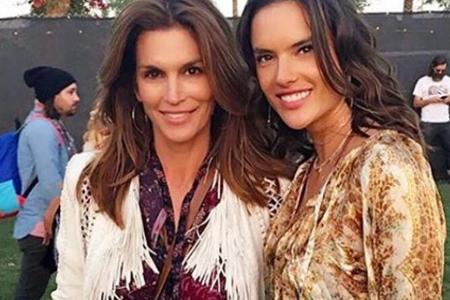 Zwei, die es vormachen: Die Models Cindy Crawford (50) und Alessandra Ambrosio (35)