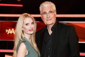 Mirja und Sky du Monat Anfang März bei einer TV-Aufzeichnung - damals noch als Paar