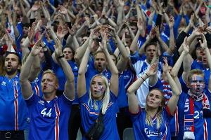 "Huh!" Die isländischen Fans haben uns sehr viel Spaß bereitet