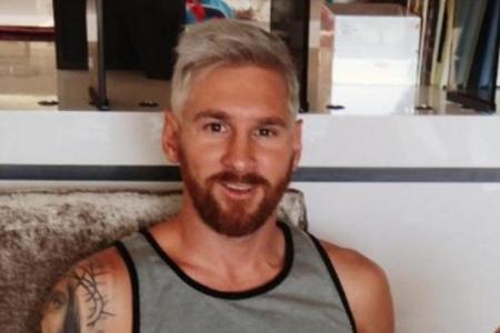 Ist er das wirklich? Ja, das ist Lionel Messi mit neuem Look