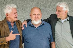 Die Münchner "Tatort"-Komissare Miroslav Nemec (li.) und Udo Wachtveitl (re.) spielen offenbar gern unter der Regie von Rain...