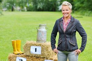 Immer dabei: Moderatorin Inka Bause ist auch die Gastgeberin des RTL-Specials "Bauer sucht Frau - Die große Bauernolympiade"