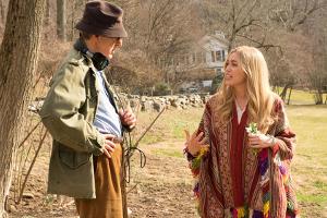 Woody Allen und Miley Cyrus bei den Dreharbeiten zu "Crisis in Six Scenes"