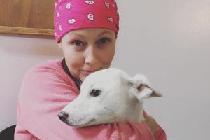 Shannen Doherty mit Hundemädchen Delilah