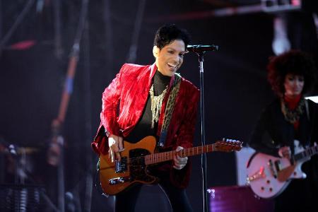 So liebte ihn die Welt: Prince bei einem Auftritt auf dem Sziget Festival im August 2011