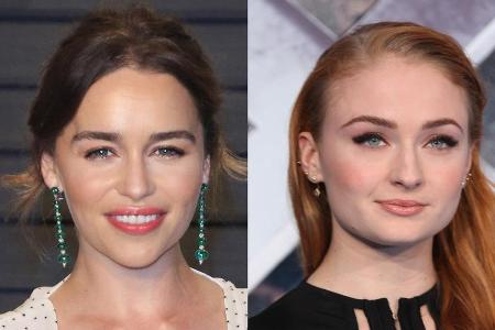 Emilia Clarke (l.) und Sophie Turner wollen nicht, dass 