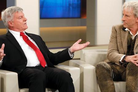 Thomas Gottschalk in der Talkrunde von Anne Will