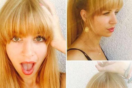 Vom Ergebnis ist die Schauspielerin begeistert