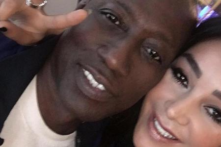Wesley Snipes und Verona Pooth posen für ein Selfie