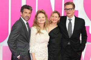 Patrick Dempsey (v.l.n.r.), Regisseurin Sharon Maguire, Renée Zellweger und Colin Firth bei der Premiere von "Bridget Jones'...