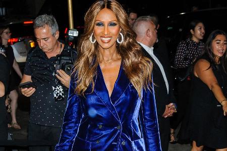 Iman bei bei der Party von Designer Tom Ford zum Auftakt der New York Fashion Week
