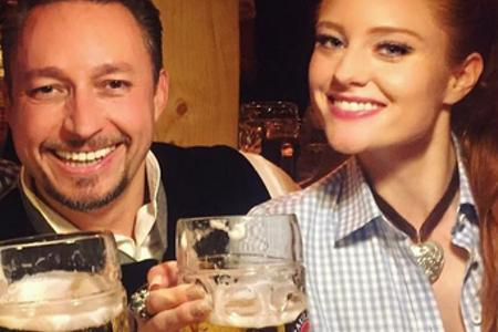 Barbara Meier besuchte das Oktoberfest dieses Jahr auch ohne Dirndl