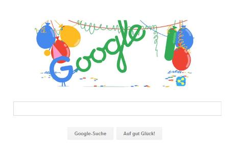 Google feiert 18. Geburtstag - mit einem Doodle