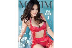 Auf dem "Maxim"-Cover zeigt Hana Nitsche, warum sie die heißeste ist