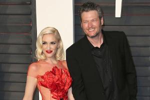 Gwen Stefani und Blake Shelton auf der Vanity Fair Oscar Party im Februar