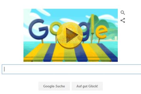 Das Google Doodle zu den Olympischen Spielen