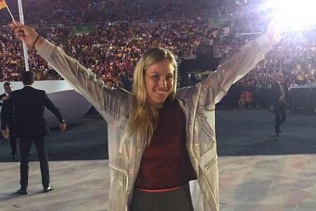 Angelique Kerber ist stolz darauf, ein Teil der deutschen Olympiamannschaft zu sein
