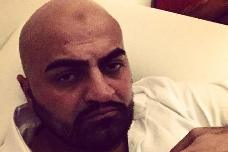 Xatar hat sich am Dienstag für eine Aussage zur Polizei in Köln begeben