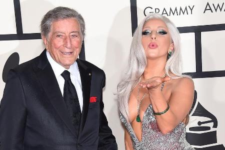 Tony Bennett und Lady Gaga arbeiteten 2014 zusammen.