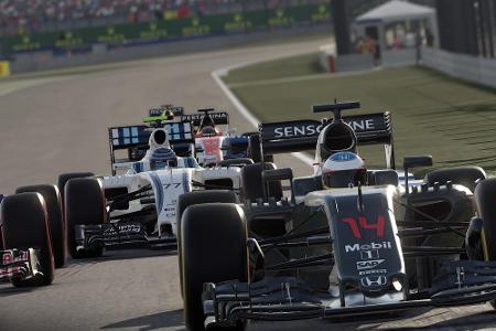 Das offizielle Spiel zur aktuellen Formel-1-Saison umfasst den kompletten Rennkalender inklusive aller Fahrer, Teams und Str...